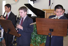 Part of Bible Baptist Church Orchestra