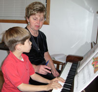 Another Student taking Paino Lessons